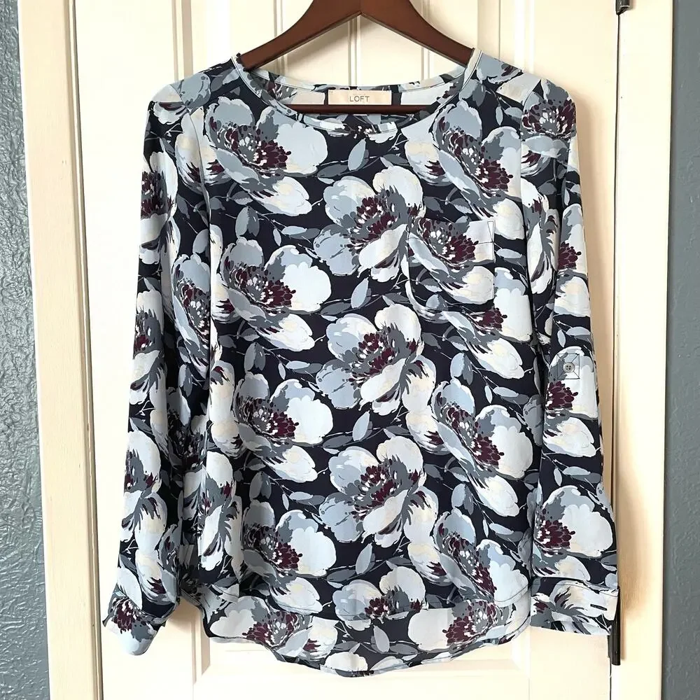 Loft floral blouse
